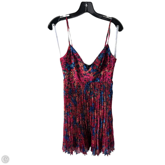 Dress Party Midi By Lulus In Black & Red, Size: M