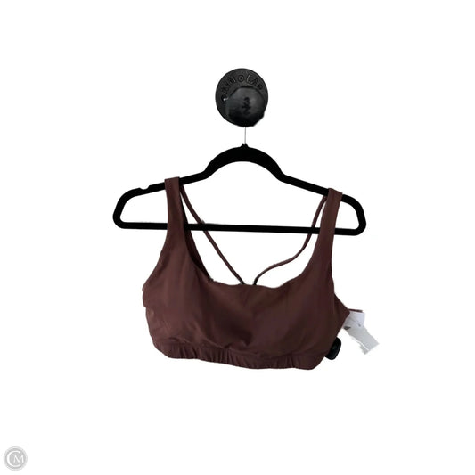Athletic Bra By Athleta In Brown, Size: Xl