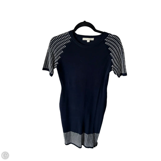 Dress Party Midi By Cma In Blue & White, Size: M