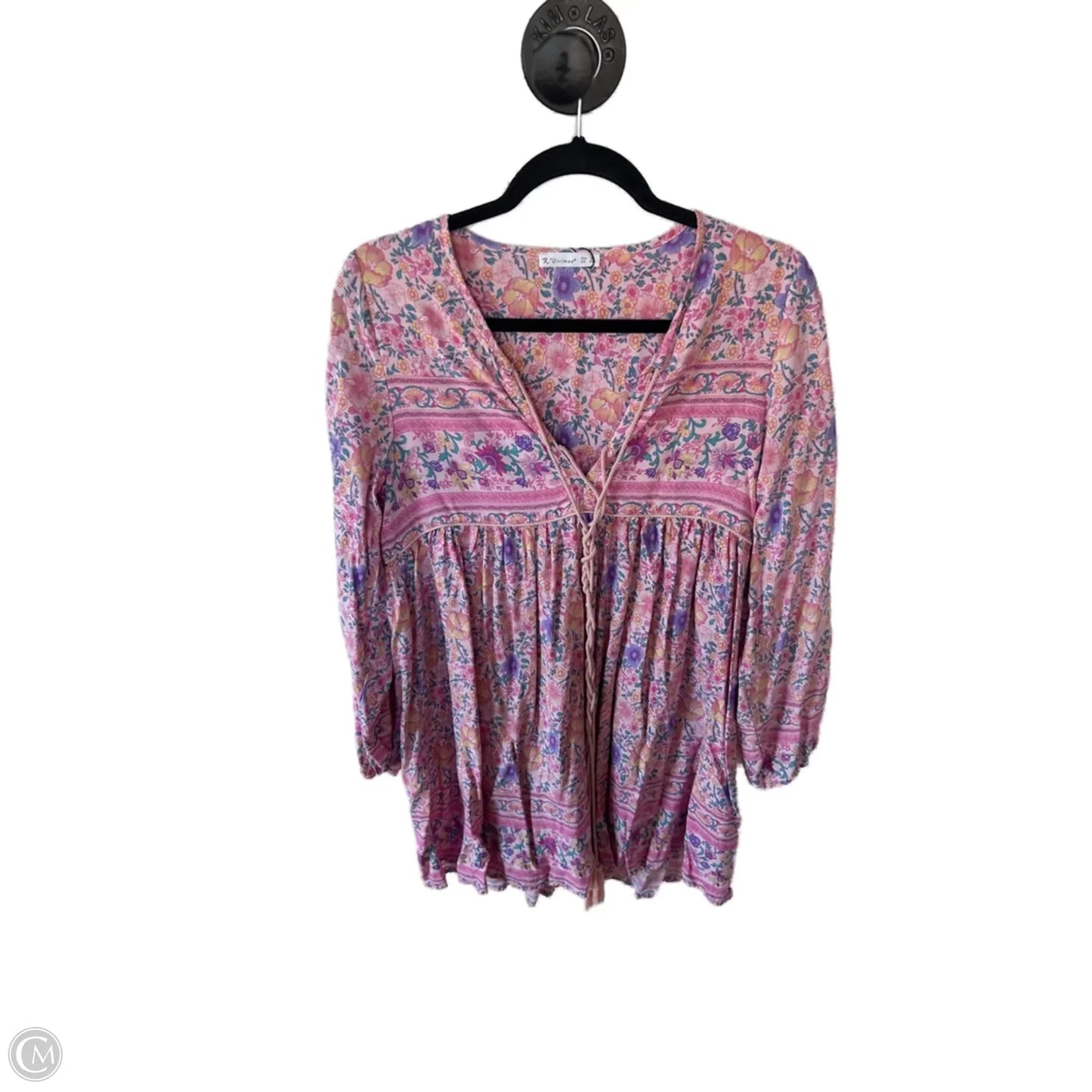 Dress Casual Short By Clothes Mentor In Pink & Purple, Size: M