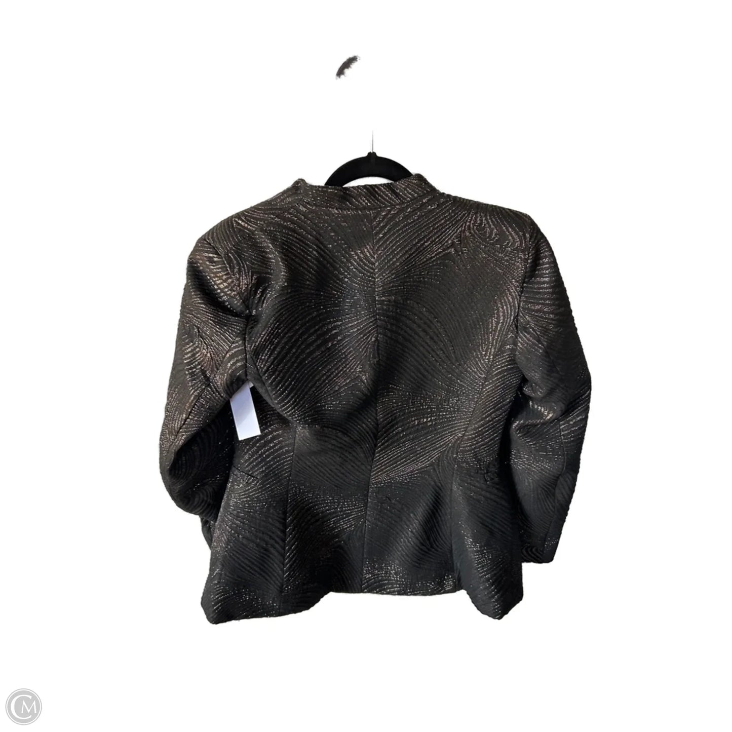 Blazer By Zara In Black & Gold, Size: M