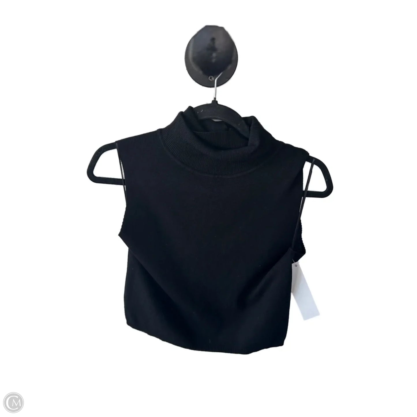 Vest Sweater By Haute Monde In Black, Size: L