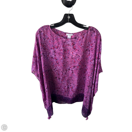 Shawl By J. Jill In Pink & Purple, Size: S
