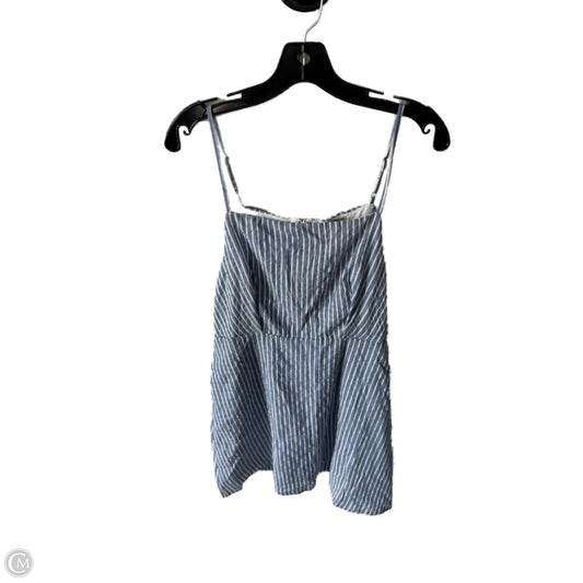 Dress Party Short By Clothes Mentor In Blue & White, Size: M