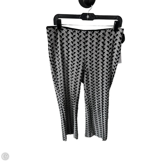 Pants Dress By Maeve In Black & White, Size: 8