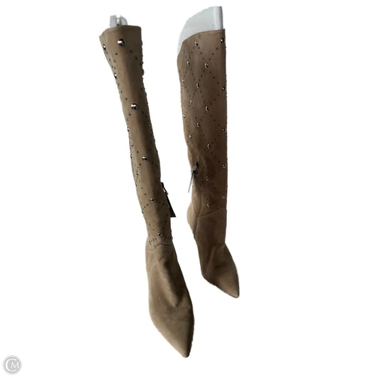 Boots Knee Heels By Vince Camuto In Tan, Size: 10