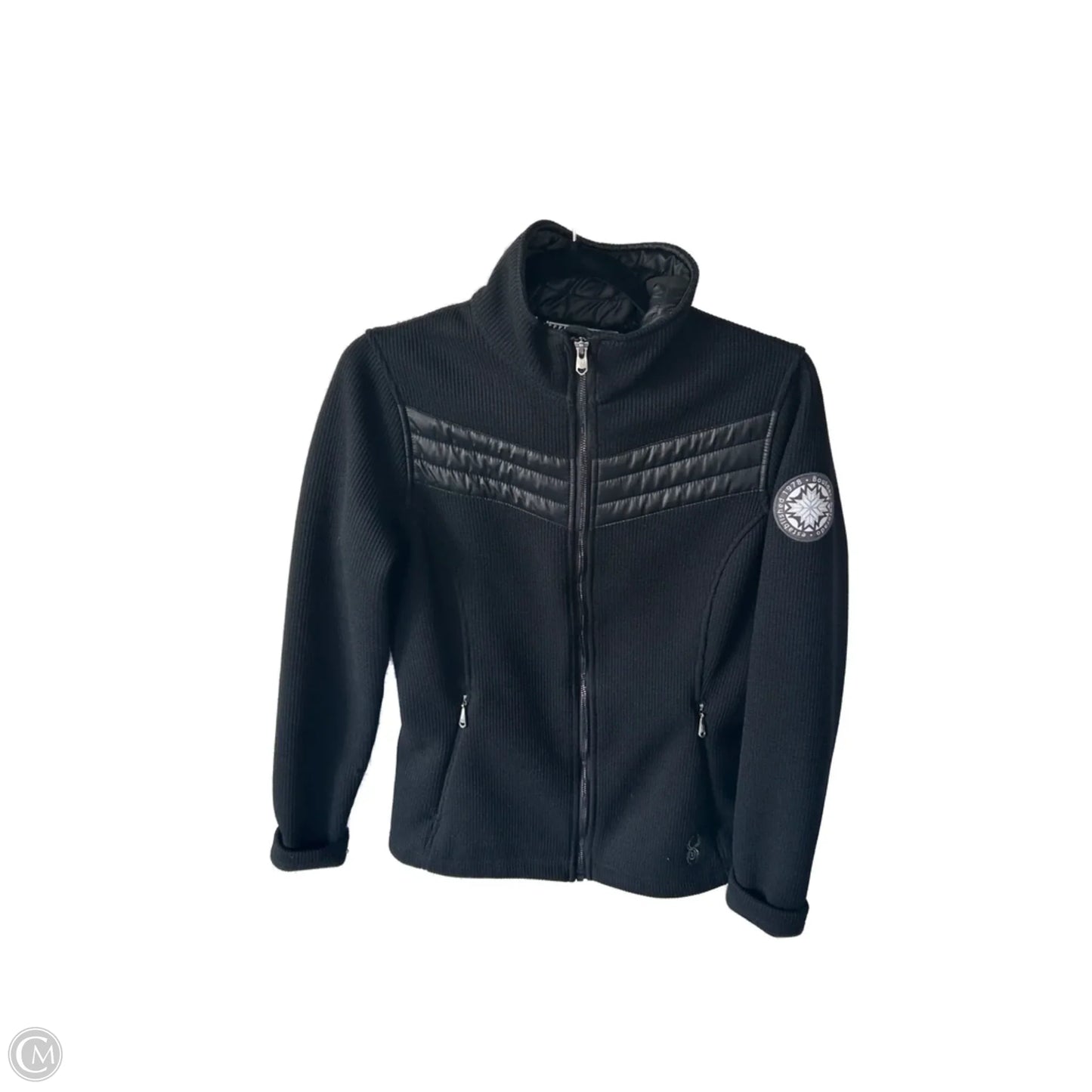 Jacket Fleece By Spyder In Black, Size: M