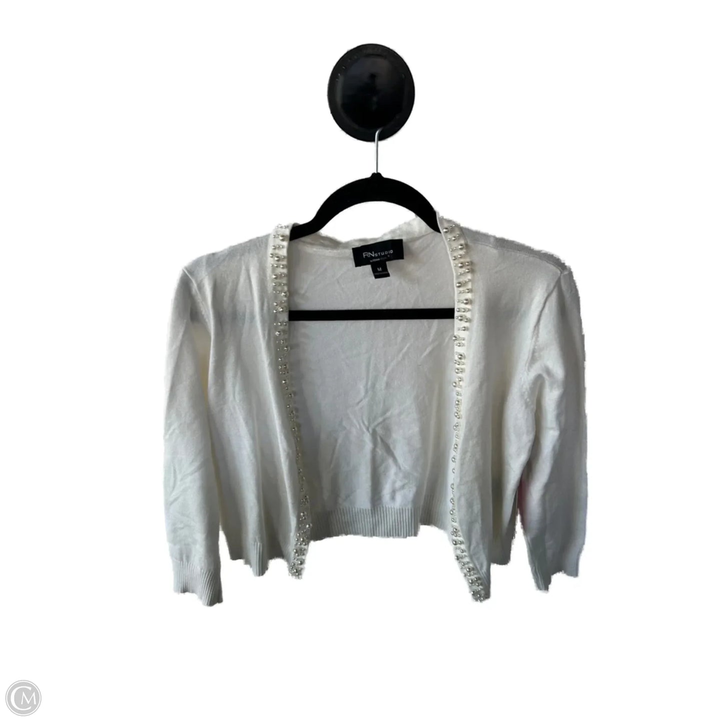 Sweater Cardigan By Ronnie Nicole In Cream, Size: M