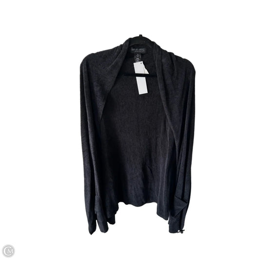Sweater Cardigan By Barefoot Dreams In Black, Size: 1x