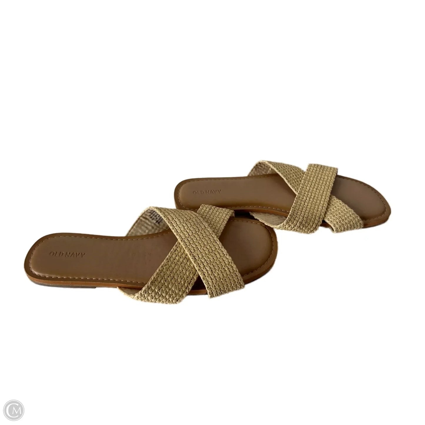 Sandals Flats By Old Navy In Tan, Size: 11