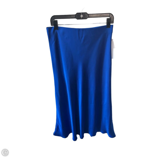 Skirt Midi By Clothes Mentor In Blue, Size: 12