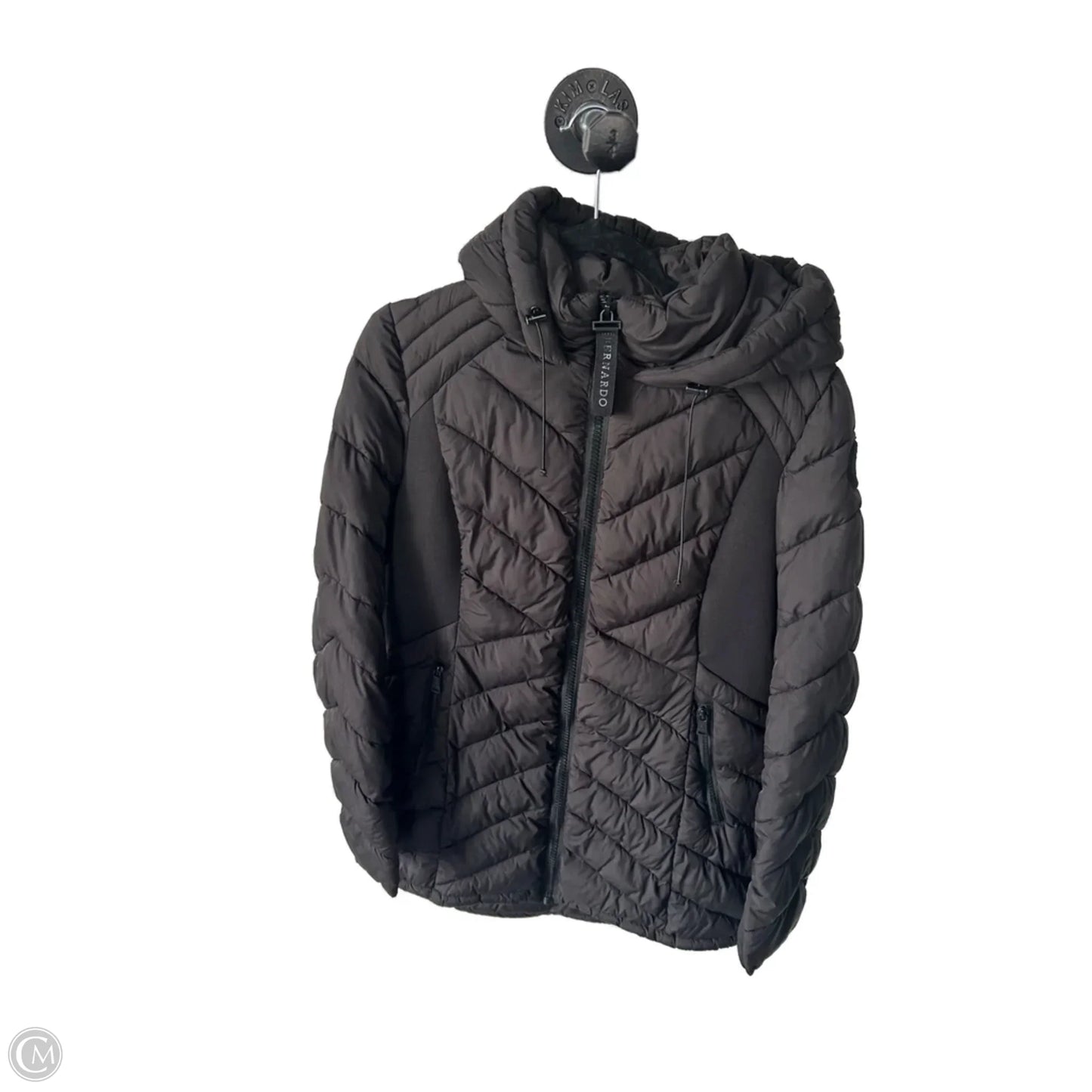 Coat Puffer & Quilted By Bernardo In Black, Size: L