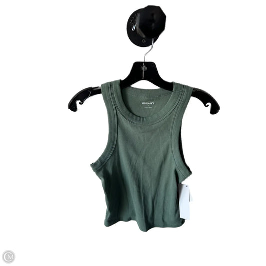 Top Sleeveless Basic By Old Navy In Green, Size: M