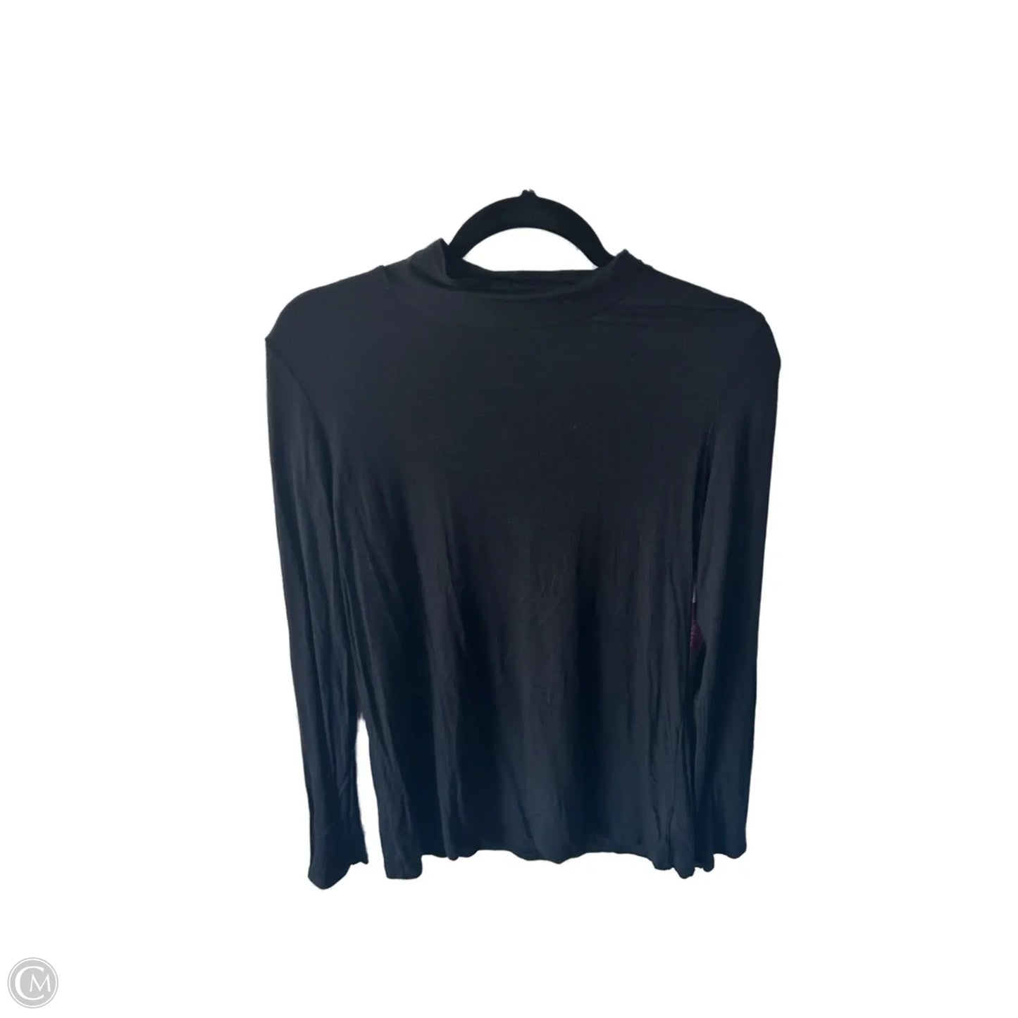 Top Long Sleeve Basic By Jones New York In Black, Size: L