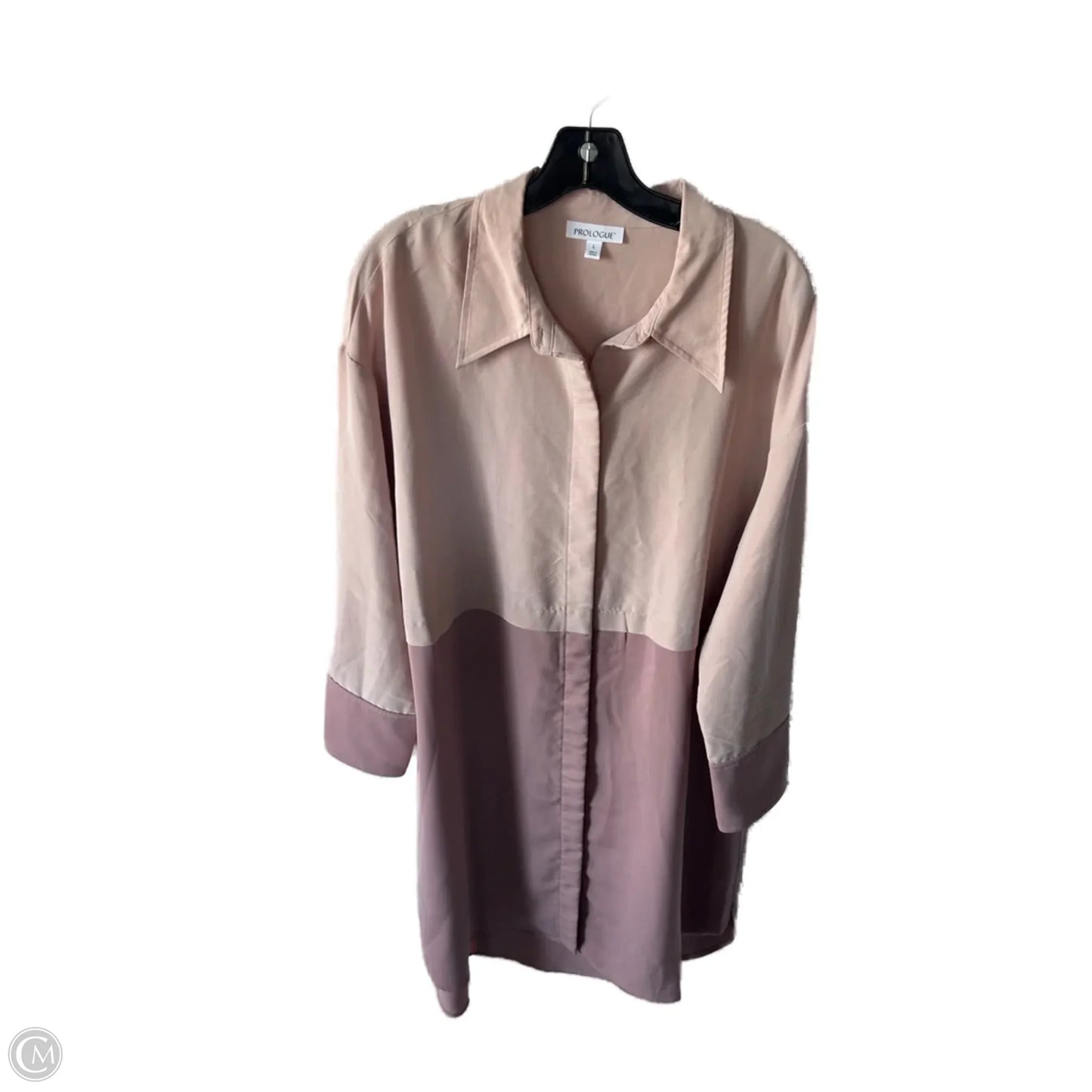 Dress Casual Midi By Prologue In Pink, Size: L