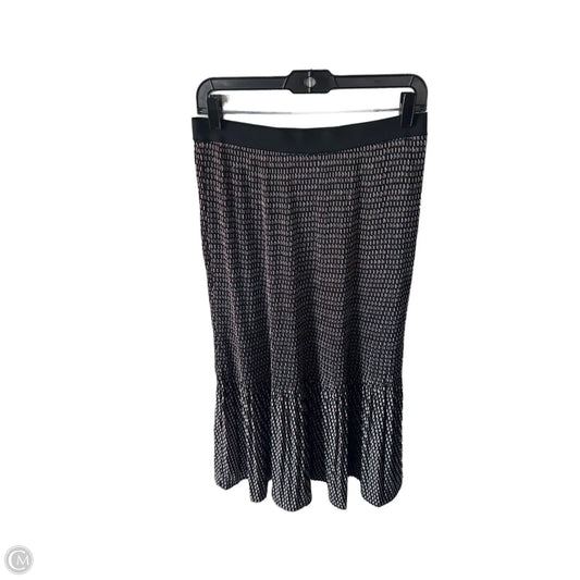 Skirt Maxi By Adrianna Papell In Black & Green, Size: 4