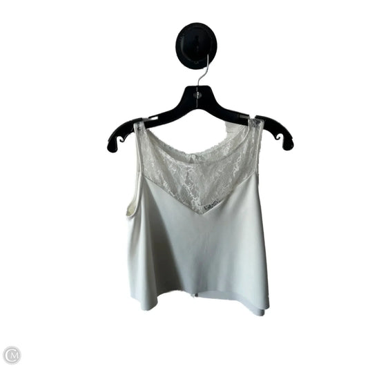 Top Sleeveless By Express In White, Size: S