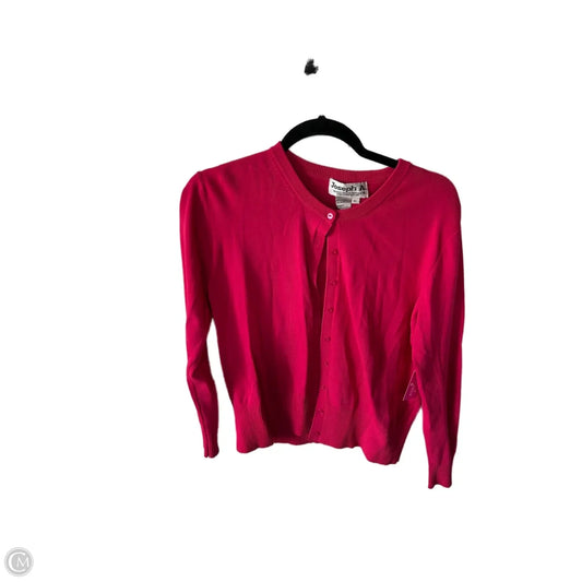 Sweater Cardigan By Joseph A. In Pink, Size: Xl