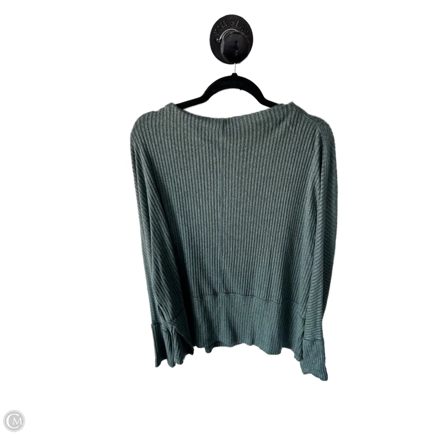 Top Long Sleeve Basic By Maurices In Green, Size: Xl
