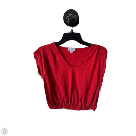 Top Sleeveless Basic By Evereve In Red, Size: 0