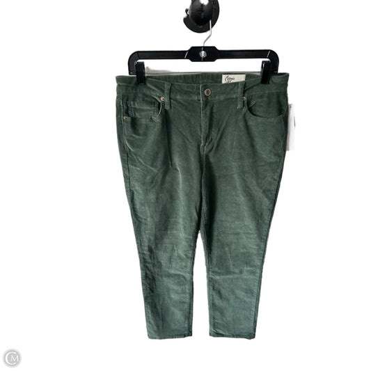 Pants Corduroy By Cosmic Blue Love In Green, Size: 10