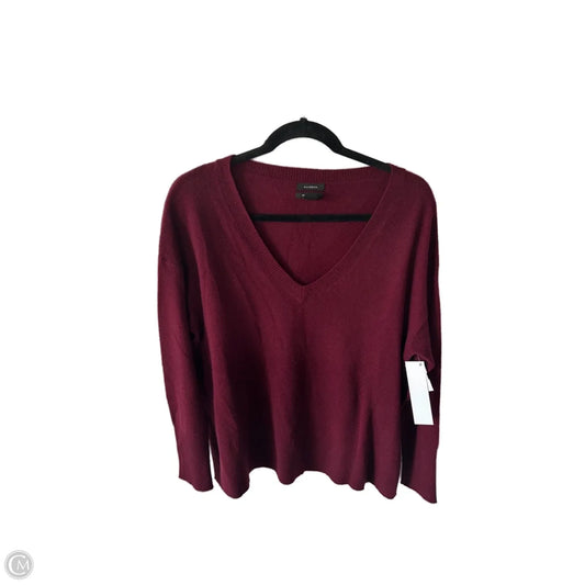 Sweater Cashmere By Halogen In Red, Size: M