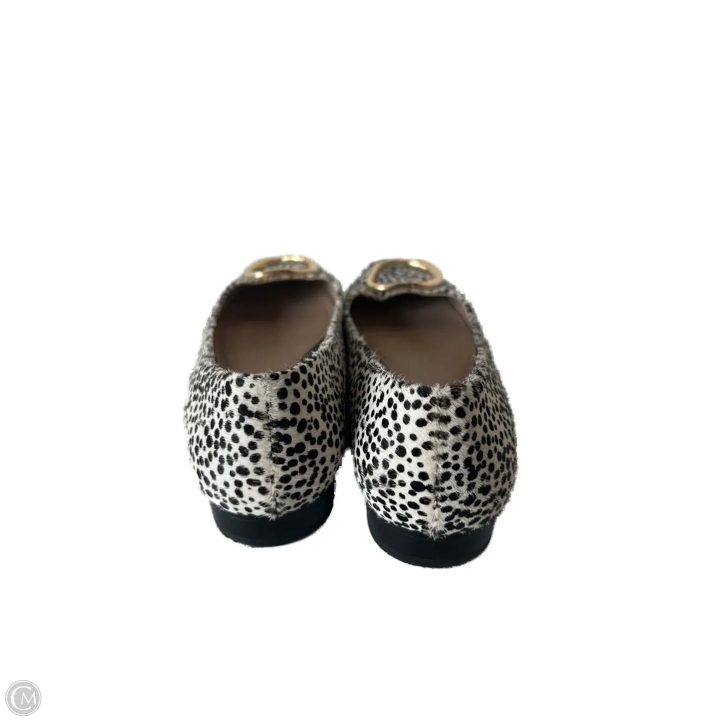 Shoes Flats By Something Navy In Black & Cream, Size: 6.5