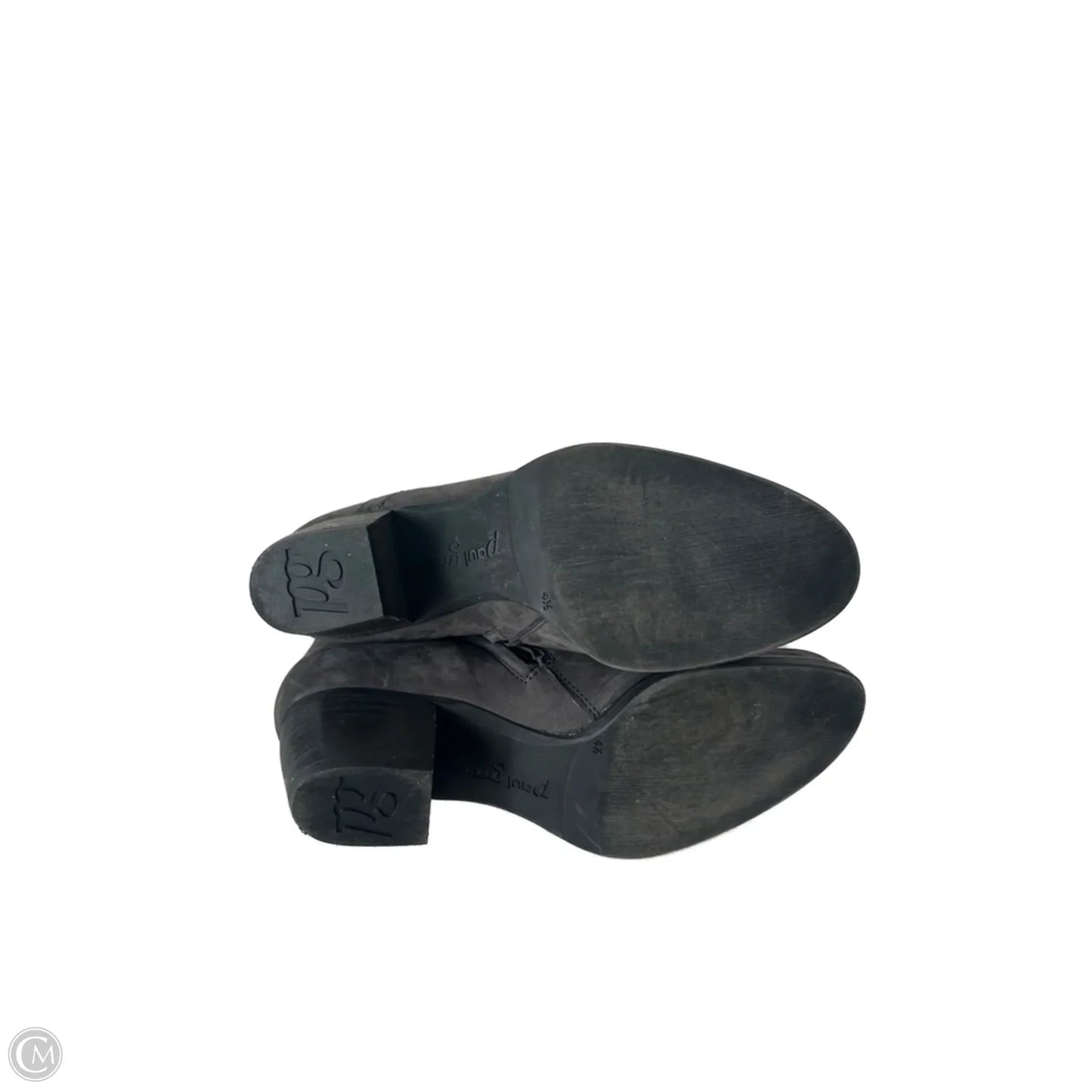 Boots Ankle Heels By Paul Green In Grey, Size: 7