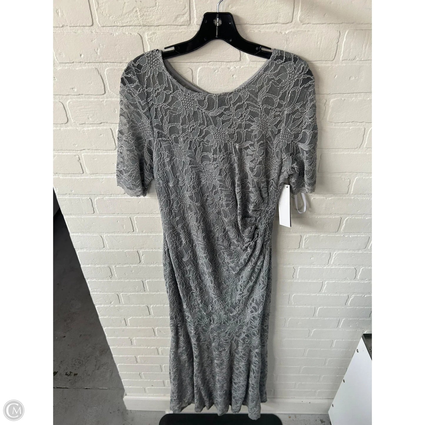 Dress Designer By Xscape In Grey, Size: Lp