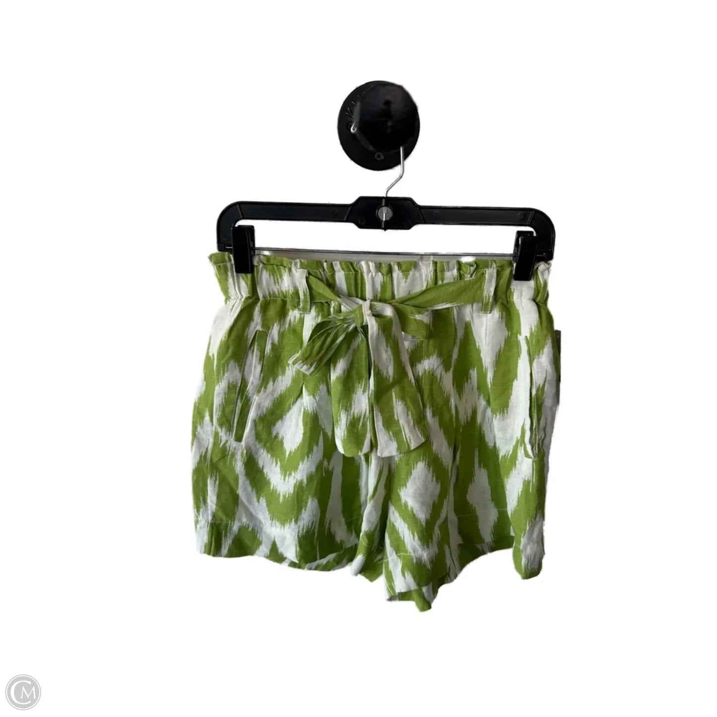 Shorts By Anthropologie In Green & White, Size: 0
