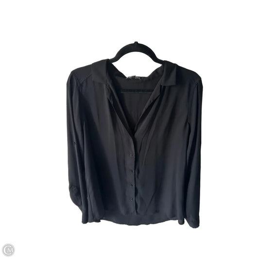 Top Long Sleeve By Express In Black, Size: L