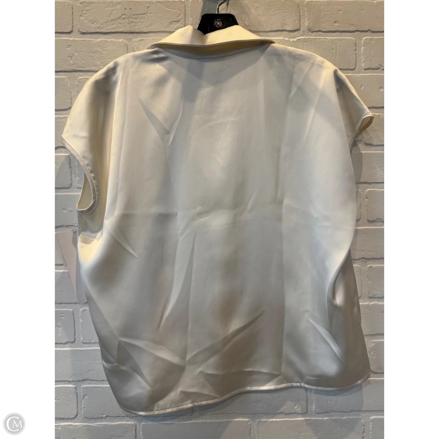 Top Short Sleeve By Rachel Zoe In Cream, Size: S