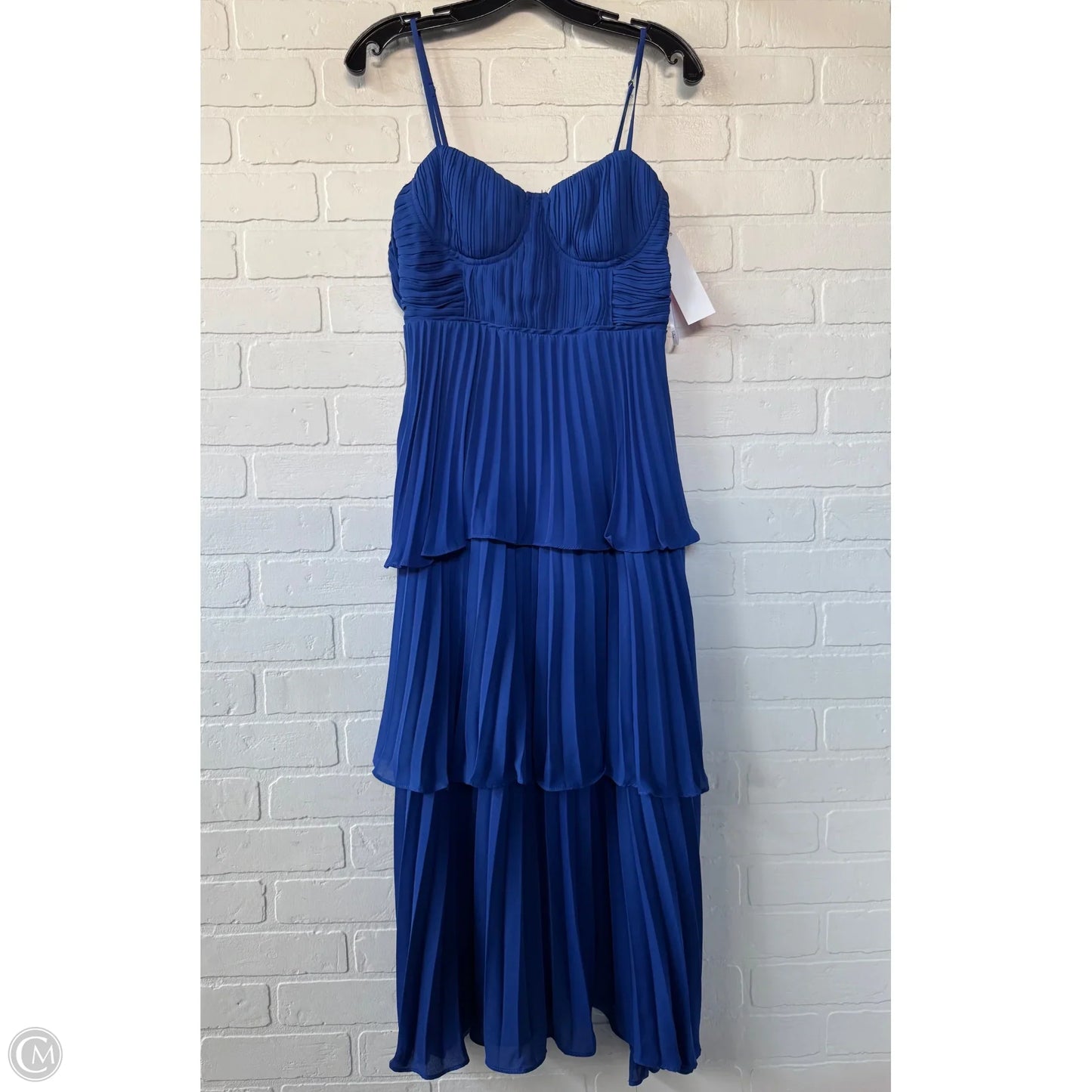 Dress Party Midi By Lulus In Blue, Size: S