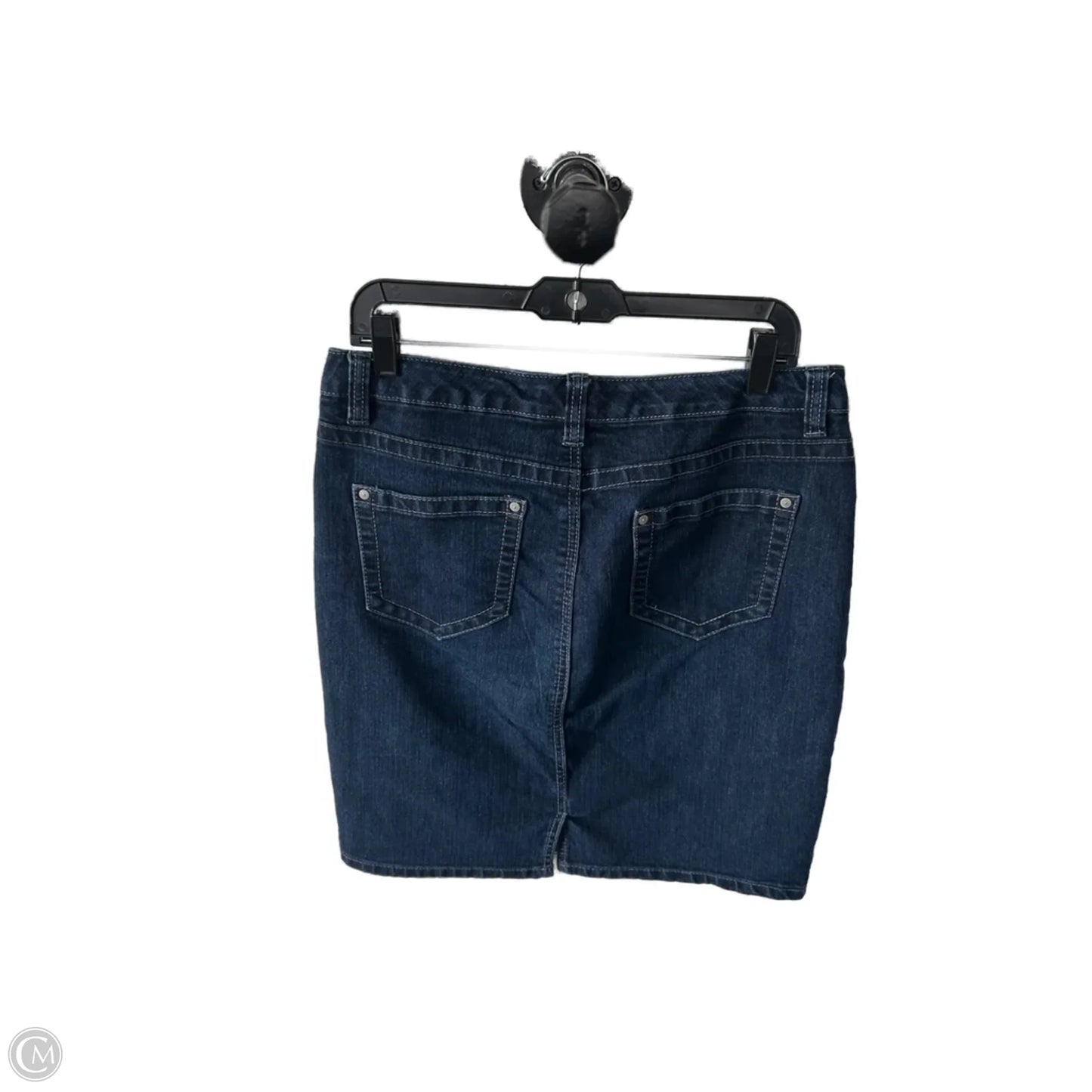 Skirt Mini & Short By Nine West In Blue Denim, Size: 10