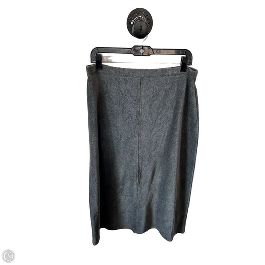 Skirt Midi By J. Jill In Grey, Size: 12p