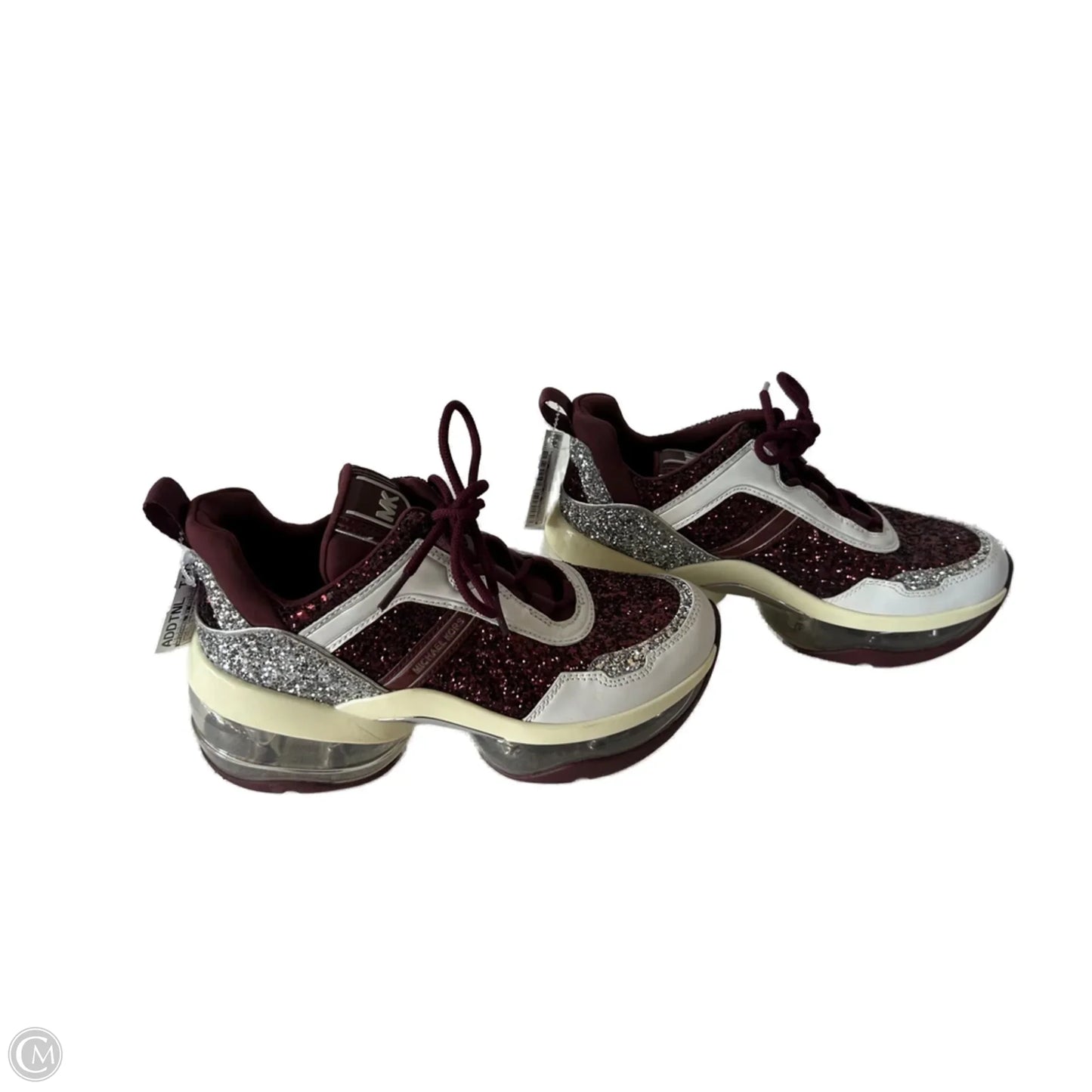 Shoes Sneakers By Michael By Michael Kors In Purple & White, Size: 8