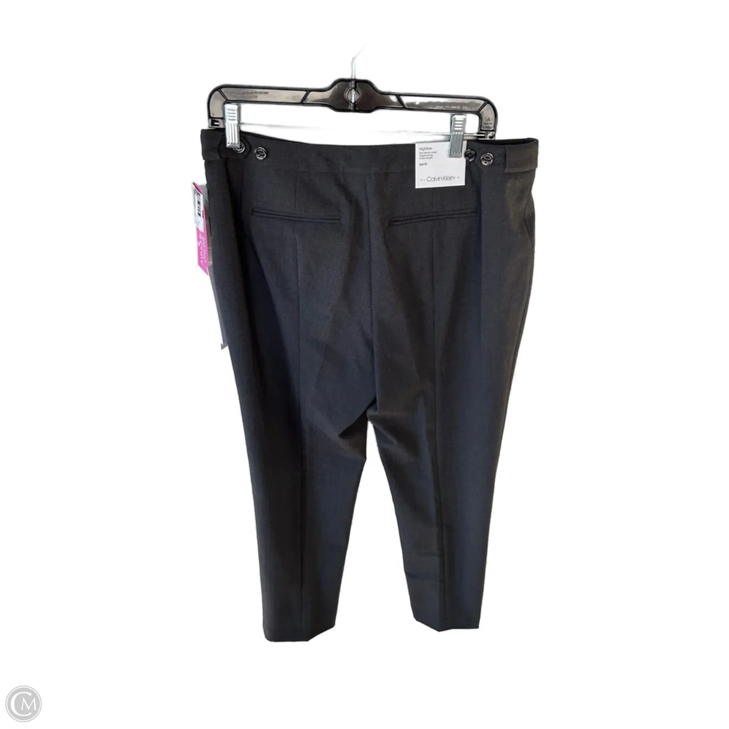 Pants Dress By Calvin Klein In Grey, Size: 10