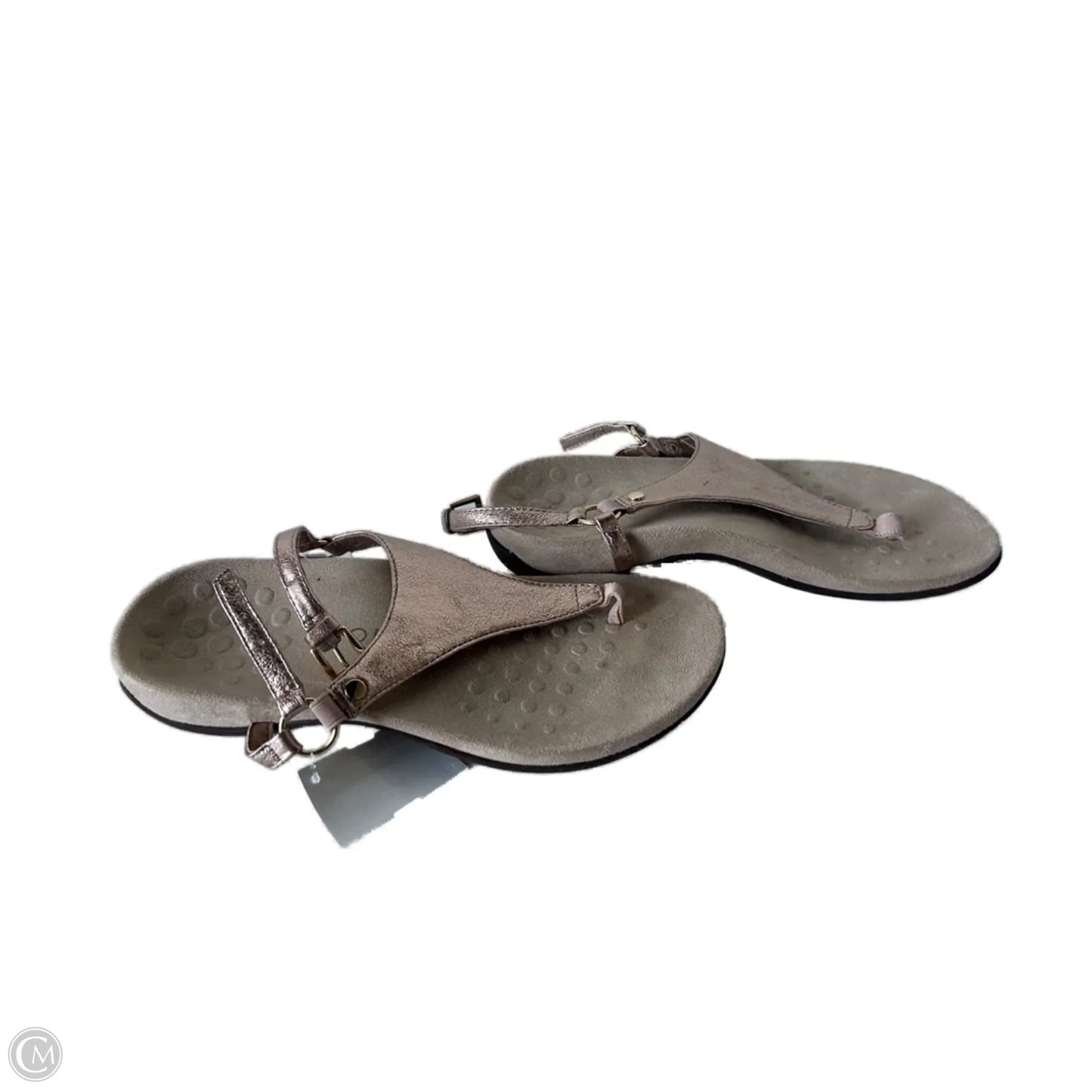 Sandals Flats By Vionic In Rose Gold, Size: 7