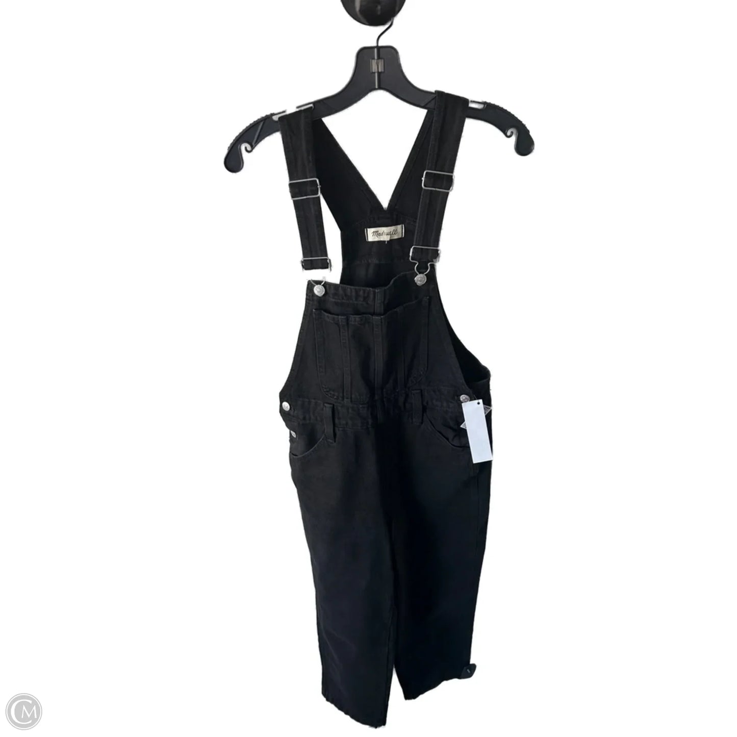 Overalls By Madewell In Black Denim, Size: S