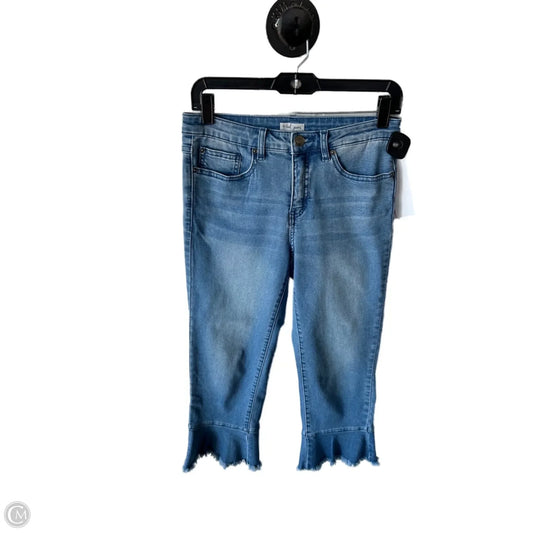 Jeans Straight By Tribal In Blue Denim, Size: 2