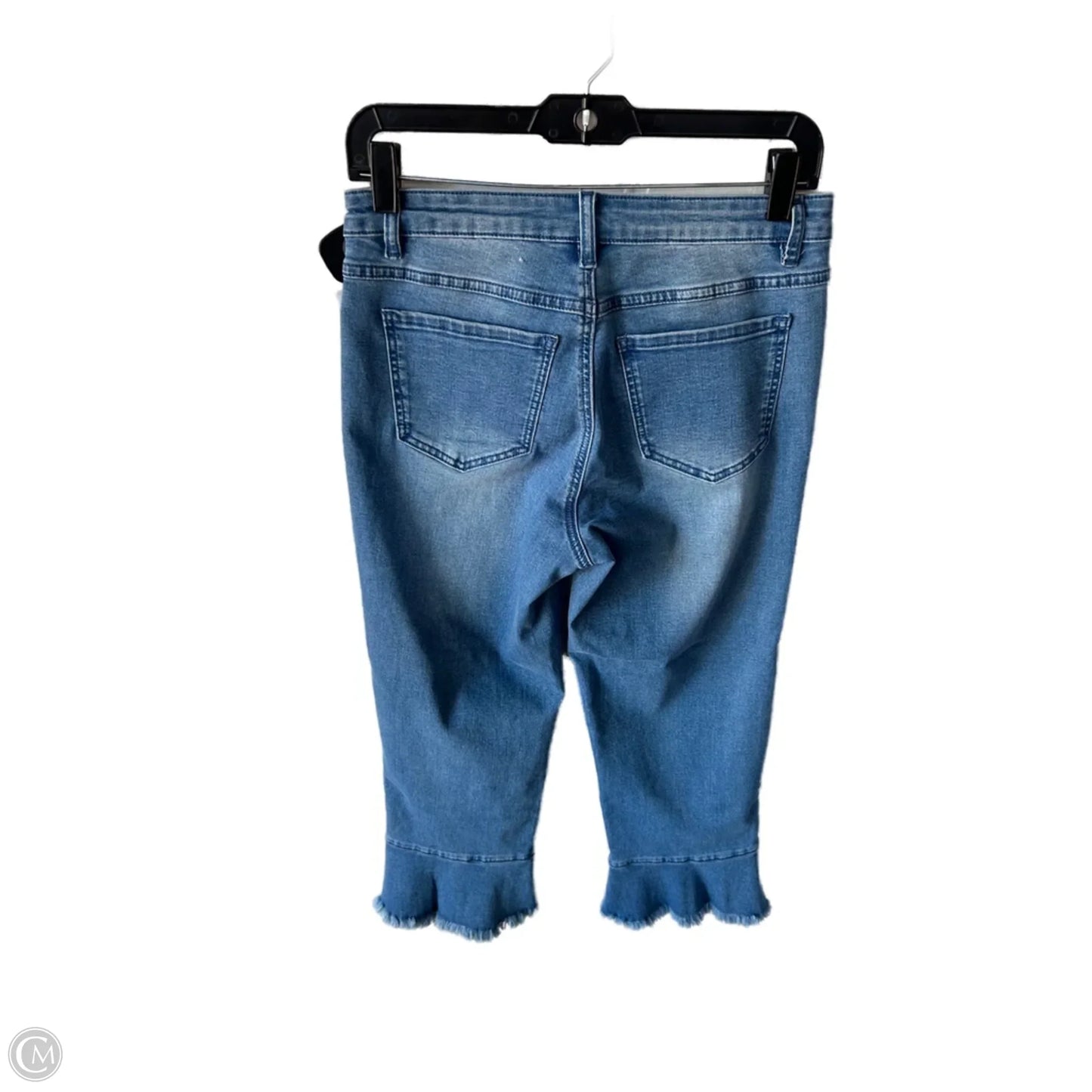 Jeans Straight By Tribal In Blue Denim, Size: 2