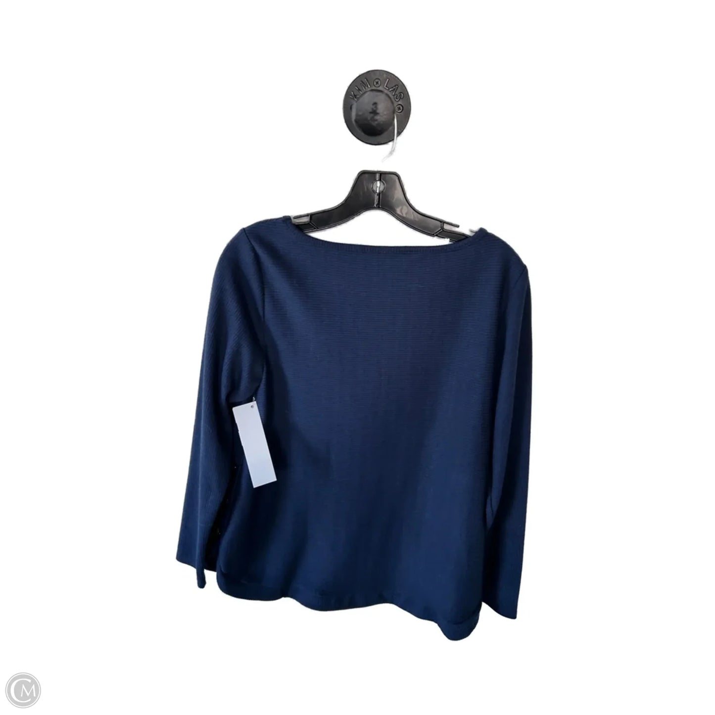 Top Long Sleeve By Apt 9 In Blue, Size: S