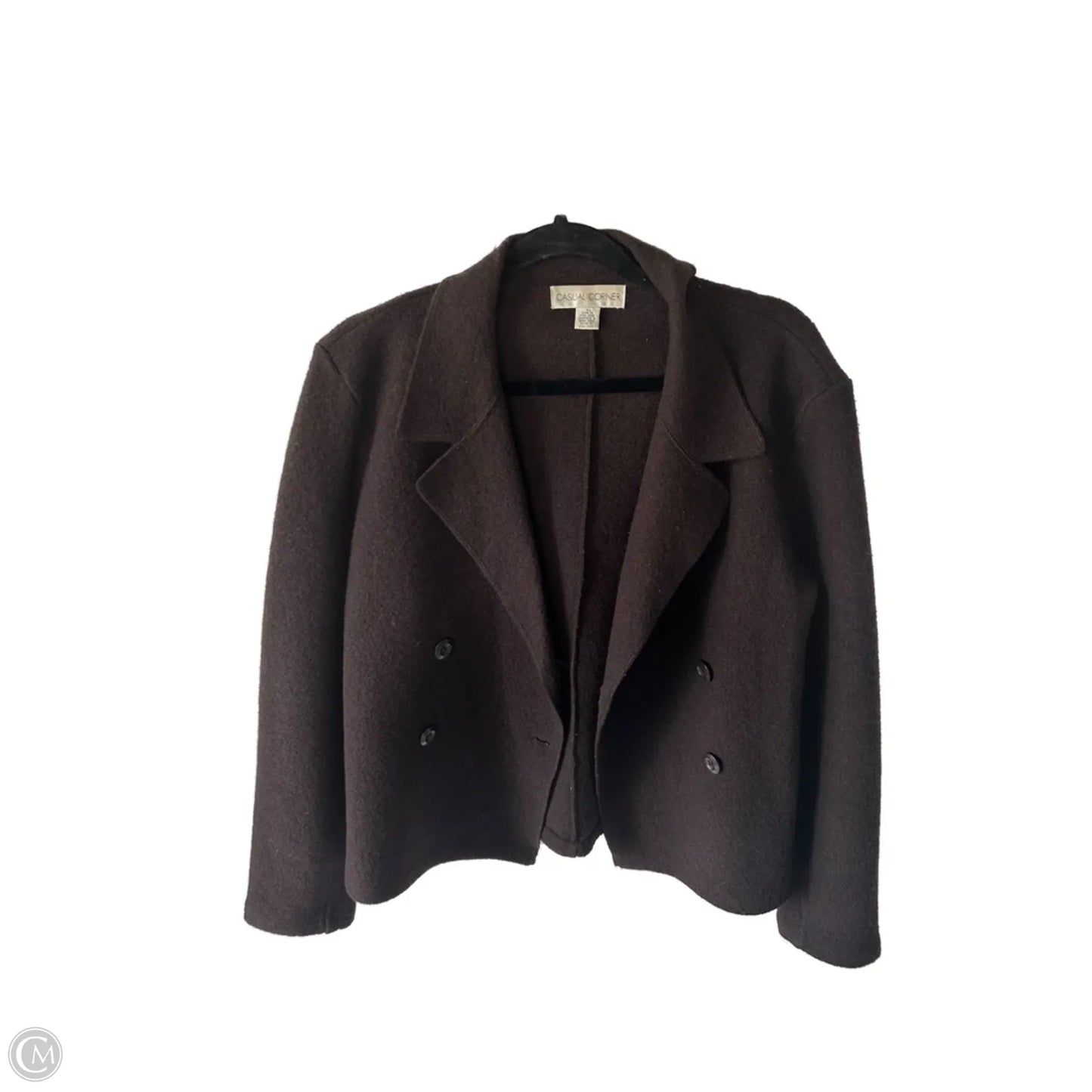 Blazer By Casual Corner In Brown, Size: M