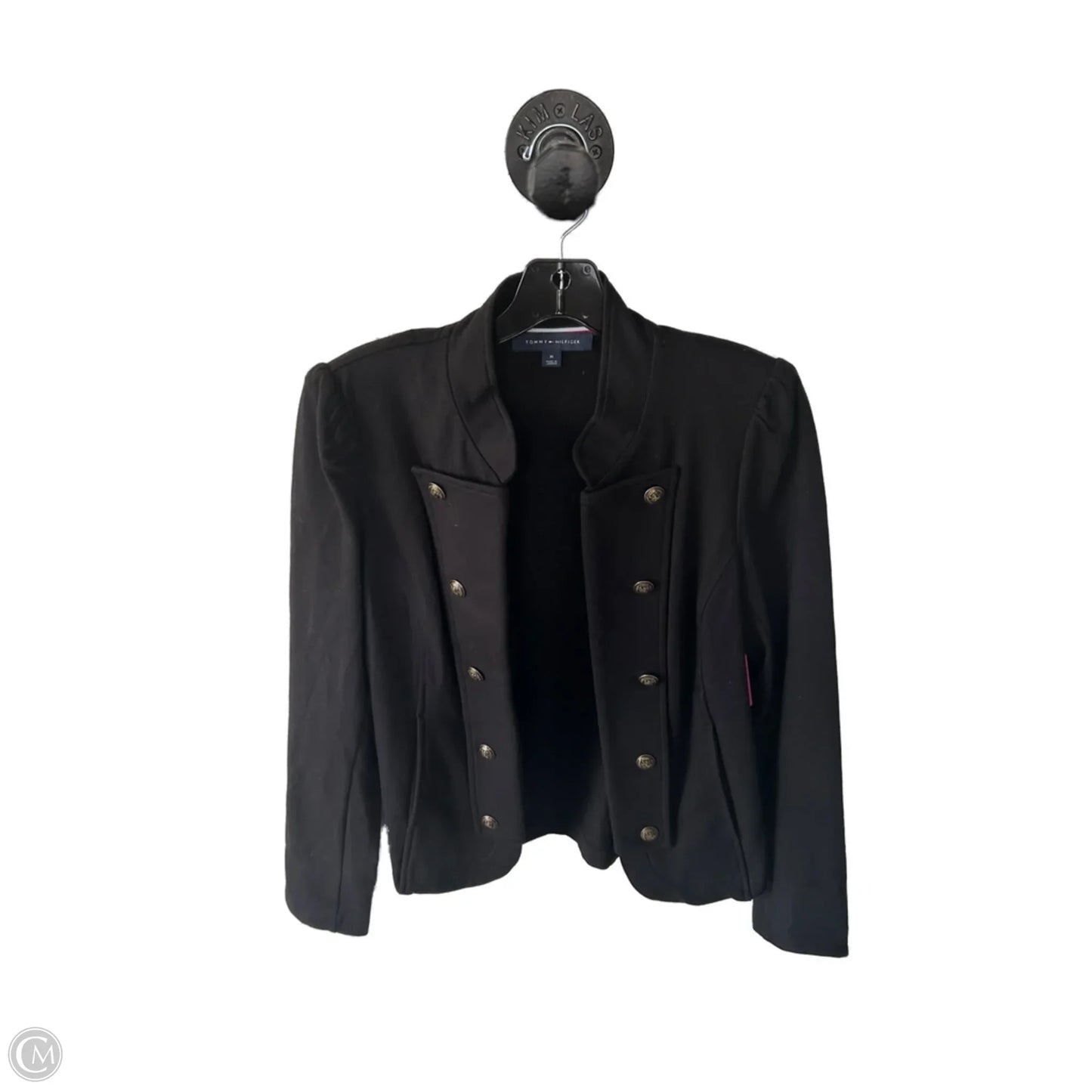 Blazer By Tommy Hilfiger In Black & Gold, Size: M