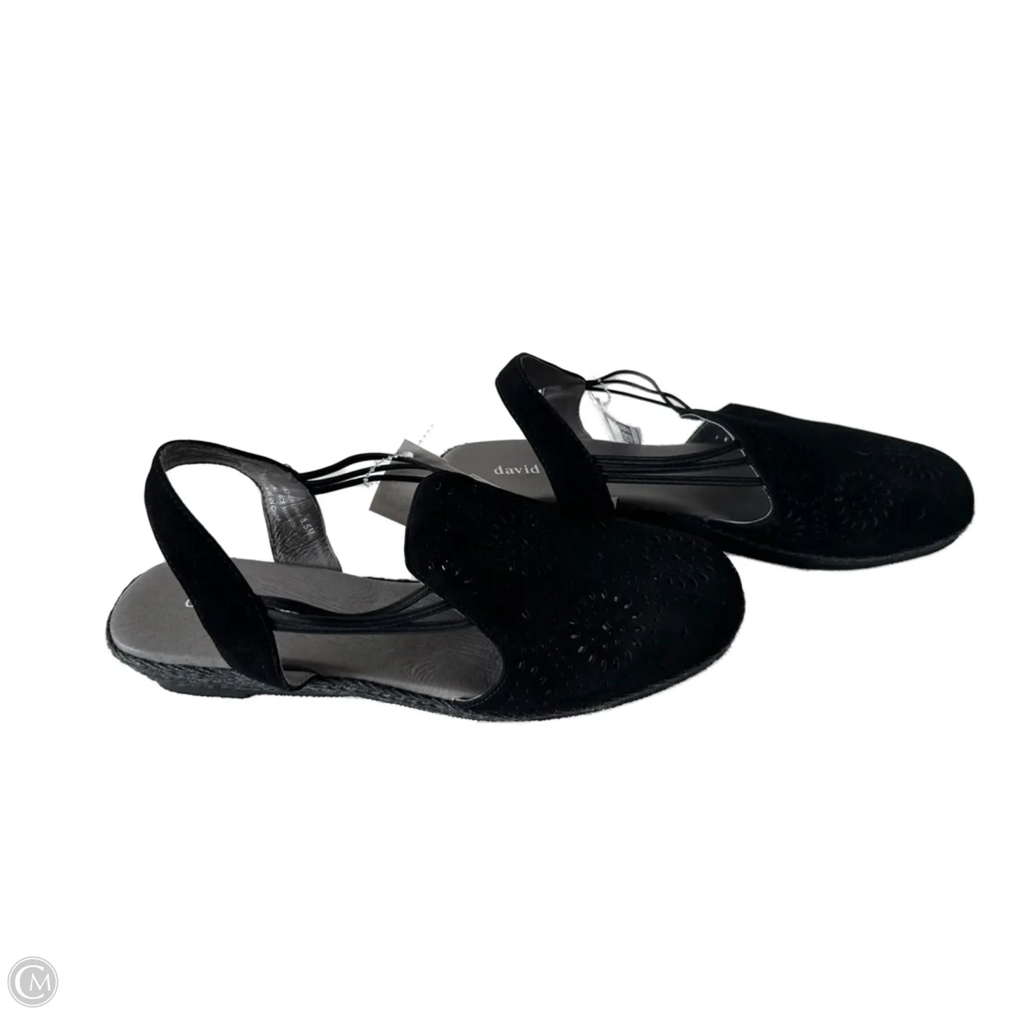 Shoes Flats By Clothes Mentor In Black, Size: 8.5