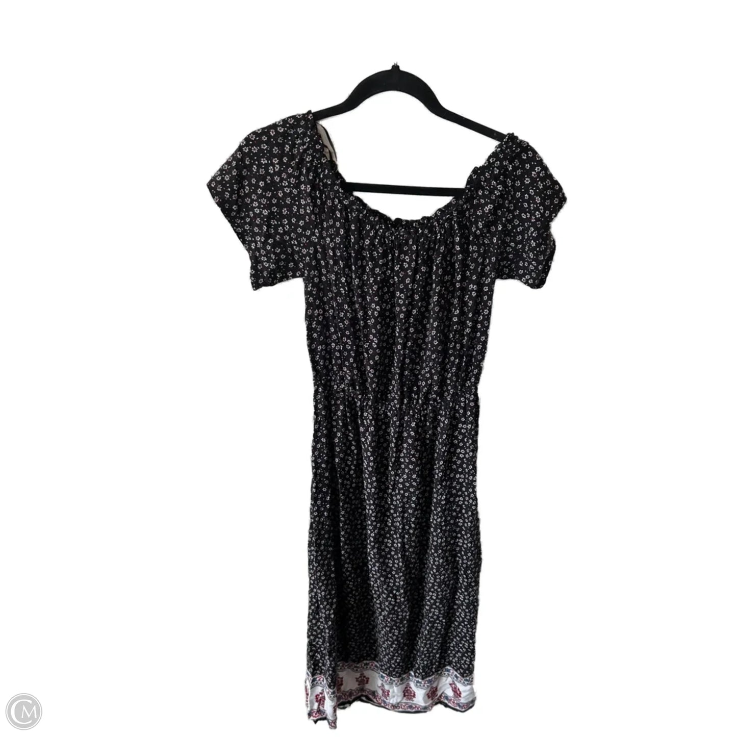 Dress Casual Maxi By Clothes Mentor In Black & Red, Size: M