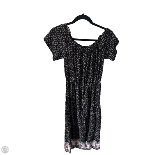 Dress Casual Maxi By Clothes Mentor In Black & Red, Size: M