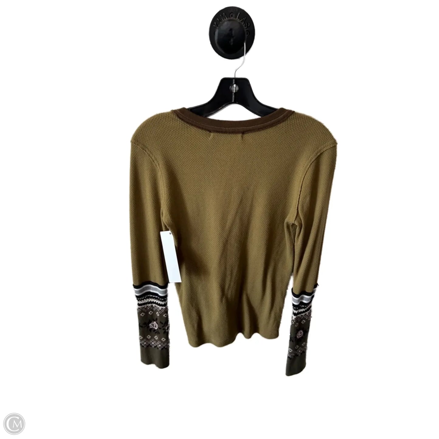Top Long Sleeve By We The Free In Green, Size: S