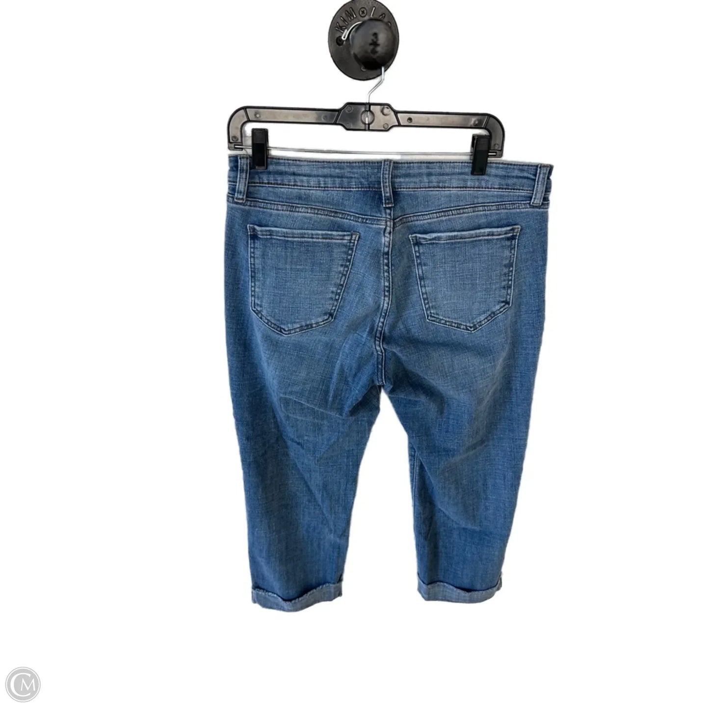 Jeans Cropped By Kut In Blue Denim, Size: 12