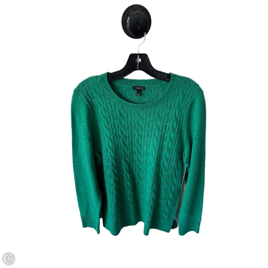 Sweater By Talbots In Green, Size: L